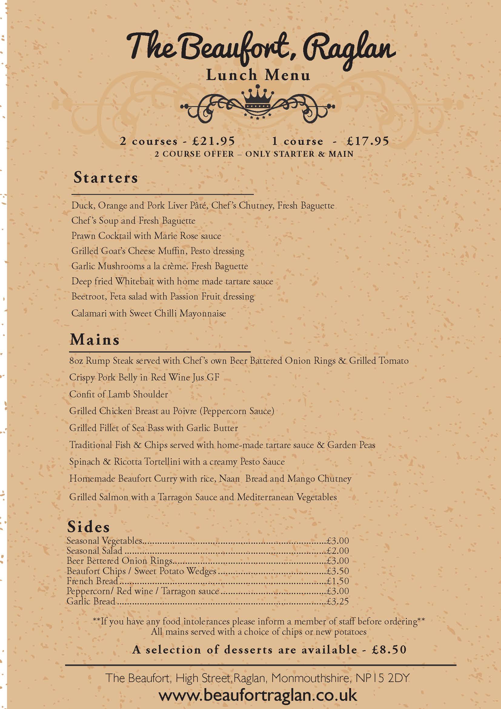 Winter 25 Lunch Winter 25 lunch