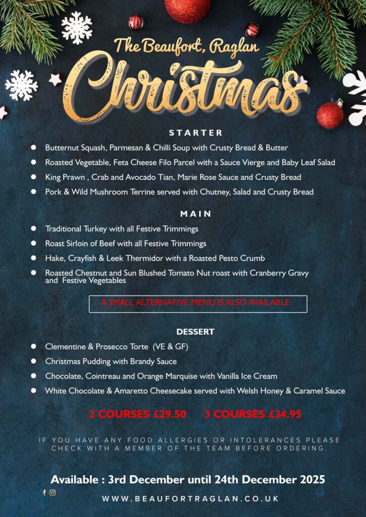 Christmas menu 2025 no backpsd
